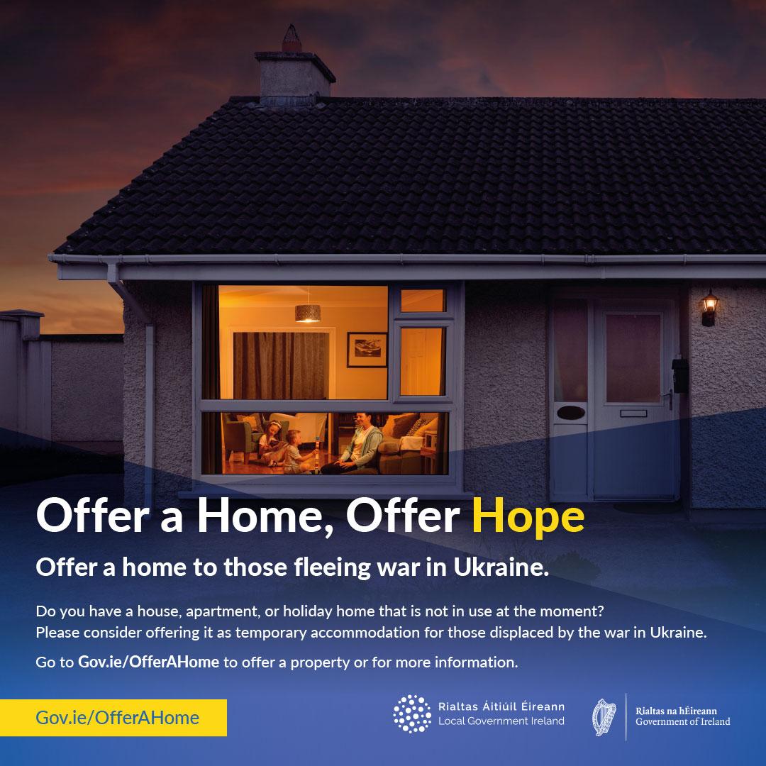 Offer a Home, Offer Hope New Programme to Support Those Fleeing War